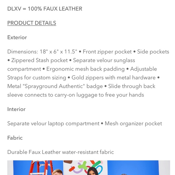 Sprayground large backpack - Picture 6 of 6